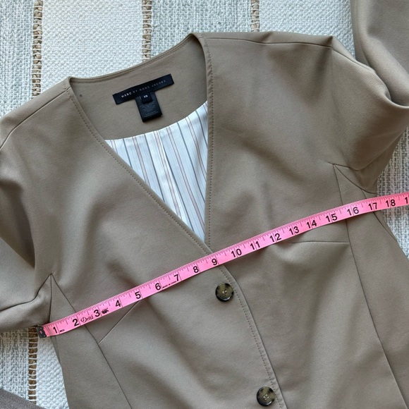 Marc by Marc Jacobs Tan Long Sleeves Long Trench Coat Women’s Size XS - Picture 6 of 9